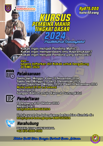 Kursus Pembina Mahir Tingkat Dasar 2024