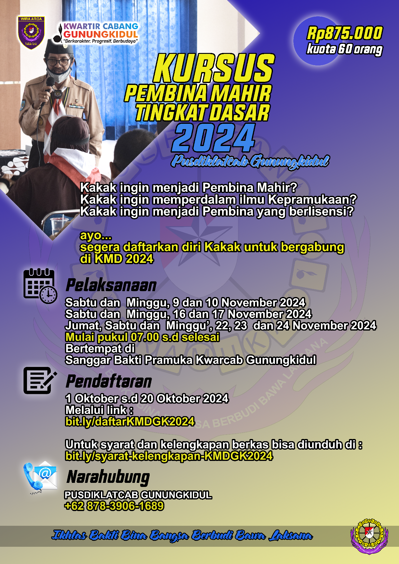Kursus Pembina Mahir Tingkat Dasar 2024